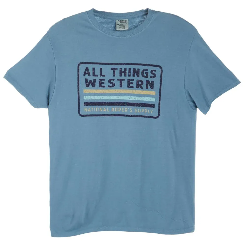 Brandcowboy National Ropers Supply All Things Western Mist Tee