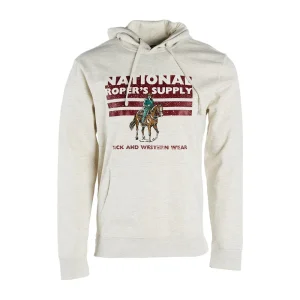 Brandcowboy National Ropers Supply Horse Rider Oatmeal Hoodie