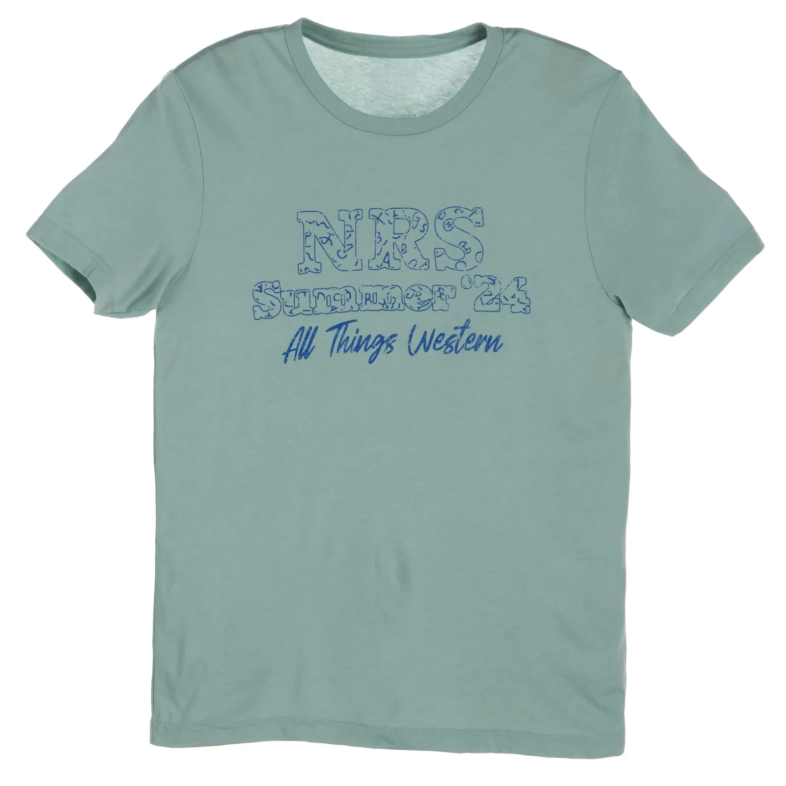Brandcowboy NRS Summer 24 Brand Logo Prism Blue Tee - Image 2