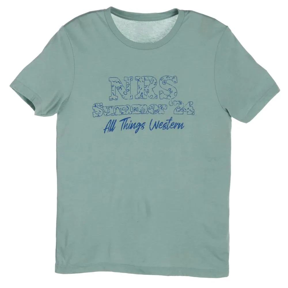 Brandcowboy NRS Summer 24 Brand Logo Prism Blue Tee