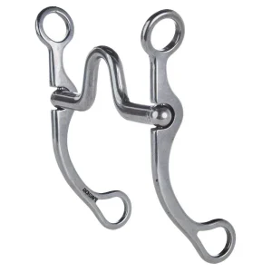 Brandon Anthony Bit & Spur Co. Solid Port Shank Bit