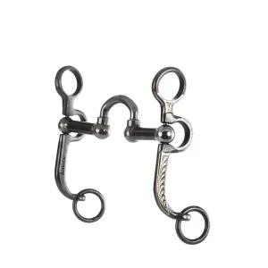Brandon Anthony Low Port Silver Short Shank Bit