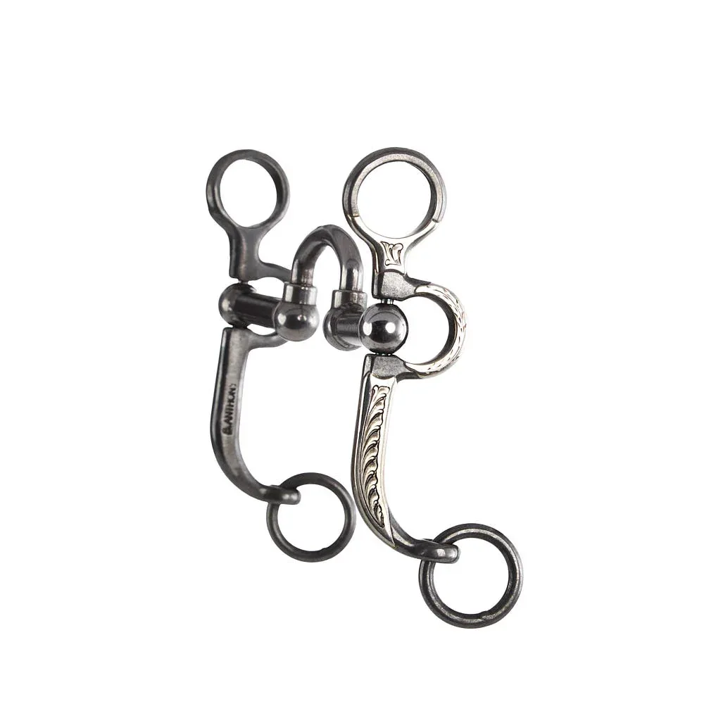 Brandon Anthony Low Port Silver Short Shank Bit - Image 2