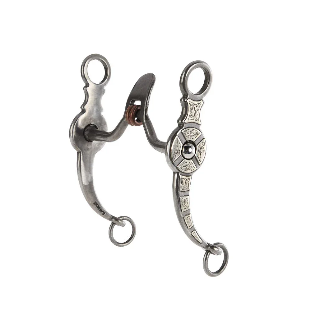 Brandon Anthony Spoon with per Rings Silver Shank Bit