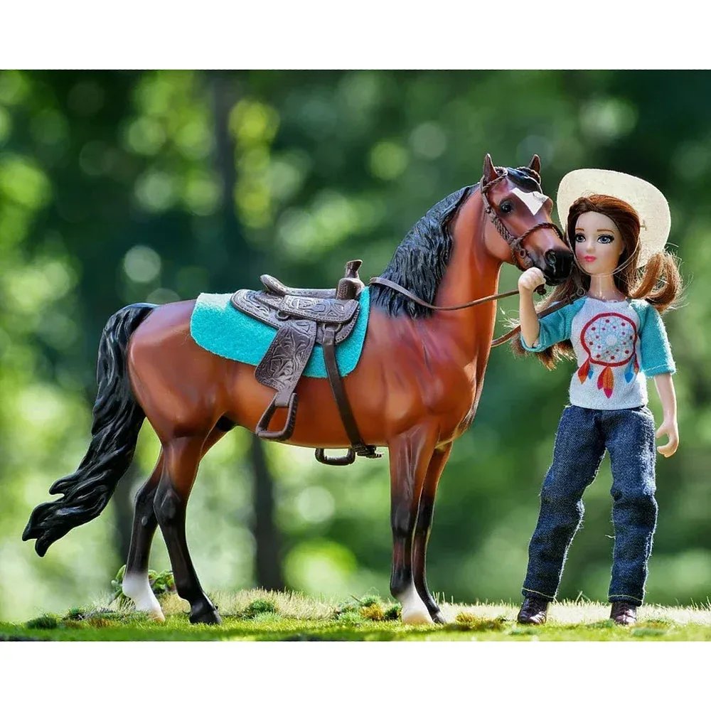 Breyer Natalie Western Rider with Tack - Image 2