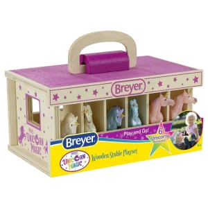 Breyer Unicorn Magic Wooden Stable Play Set