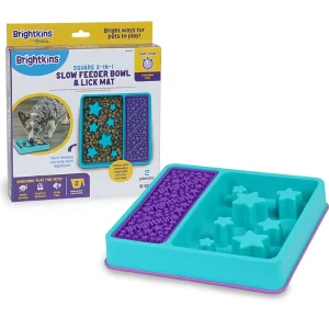 Brightkins Square Slow Feeder Lick Mat