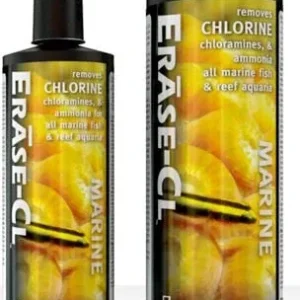 Brightwell Aquatics Erase-Cl Chloramine, Chlorine, and Ammonia Remover, 2 Liters / 67.6 oz.