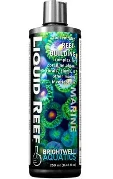 Brightwell Aquatics Liquid Reef - Reef Building Complex for Corals, Clams, 500 ml. / 17 oz.