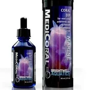 Brightwell Aquatics MediCoral Coral Dip, 60 ml. / 2 oz.