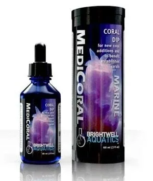 Brightwell Aquatics MediCoral Coral Dip, 60 ml. / 2 oz.