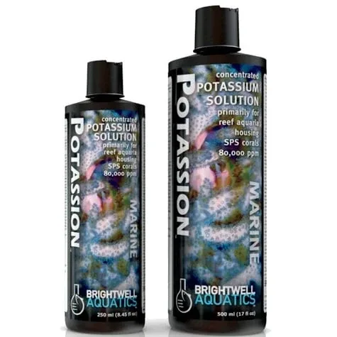 Brightwell Aquatics Potassion Concentrated Potassium Solution for Marine Aquaria, 2 Liters / 67.6 oz.