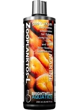 Brightwell Aquatics Zooplanktos-L - Zooplankton (large) 500-2,000 micron, 500 ml. / 17 oz.