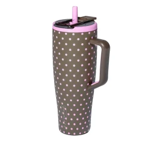 Brumate Era Flip 40oz Mocha Dot Tumbler