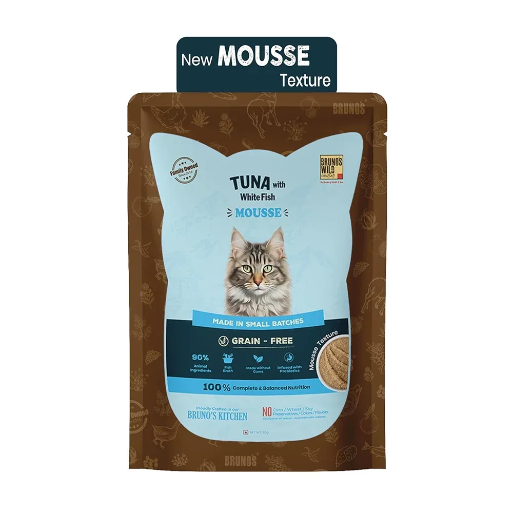 Bruno's Wild Essentials Tuna with Whitefish Mousse Cat Kitten Wet Food