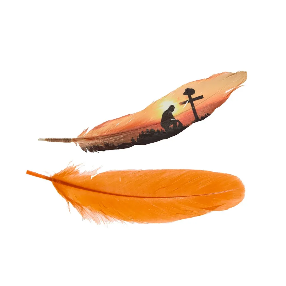 Buckaroo Supply Company Hat Feathers Cowboy Prayer #14 Feather - Image 2