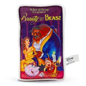 Buckle-Down Beauty and the Beast VHS Tape Plush Dog Toy