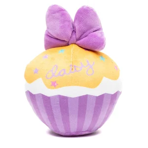 Buckle-Down Daisy Duck Script Cupcake Plush Dog Toy