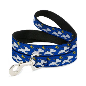Buckle-Down Peanuts Snoopy Dog Leash, Blue
