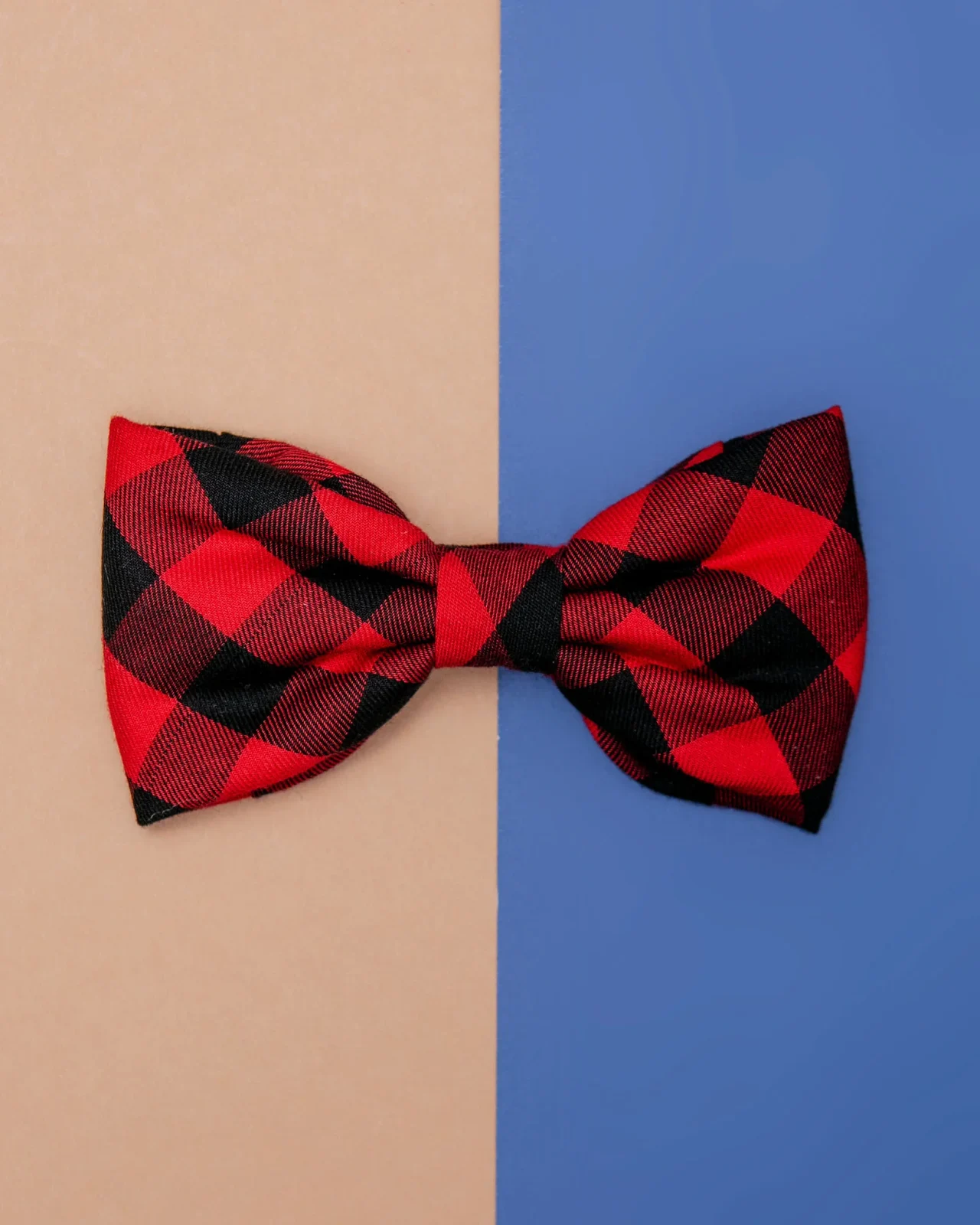 Buffalo Plaid Dog Bow Tie