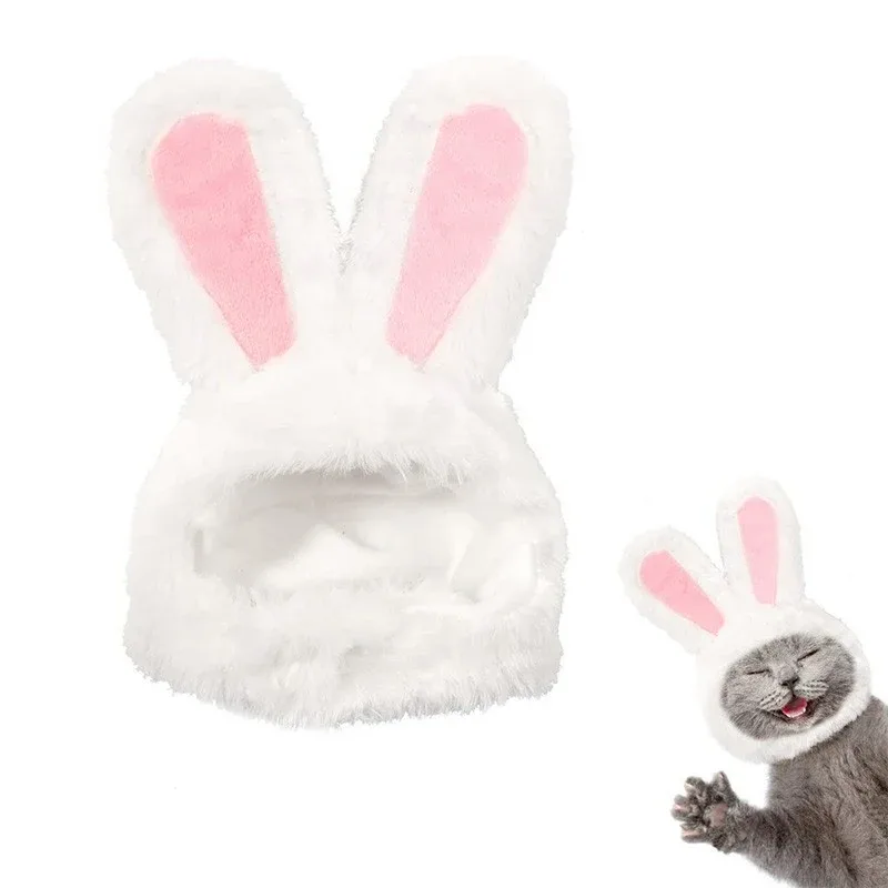 Bunny Ear Hat Costume for Cats & Small Dogs