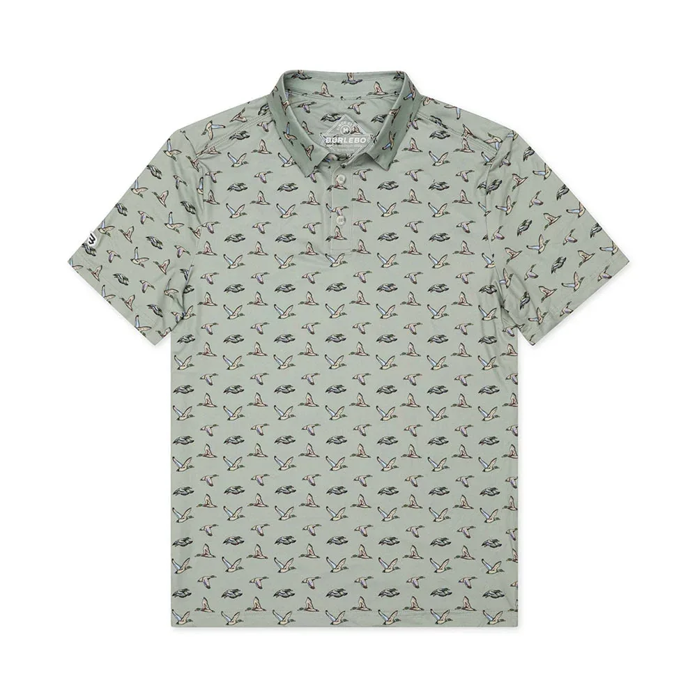 Burlebo Men's Flying Ducks Performance Polo - Image 2
