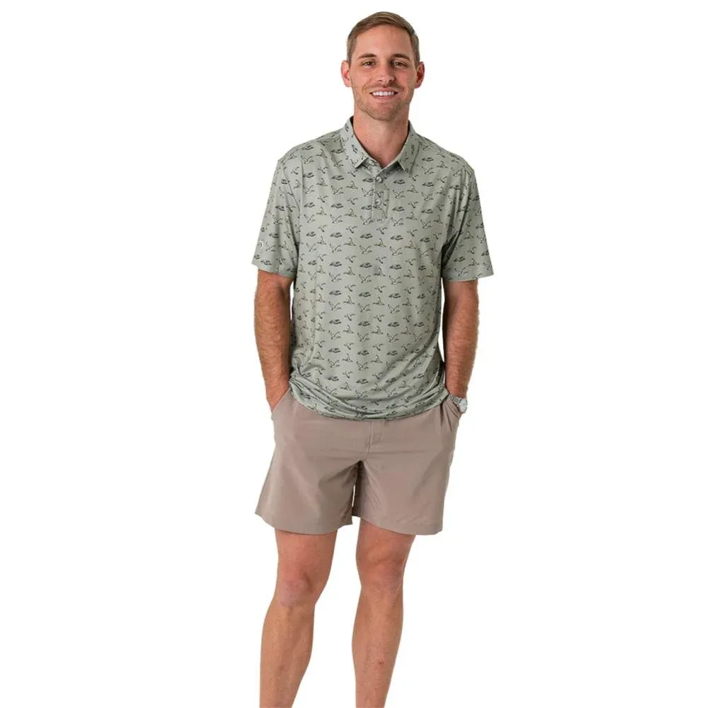 Burlebo Men's Flying Ducks Performance Polo