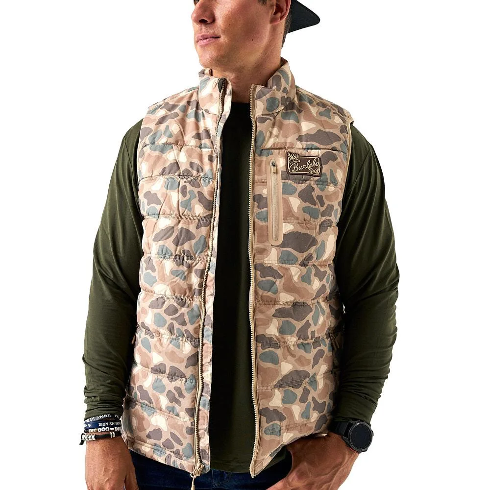 Burlebo Men's Pintail Camo Puffer Vest