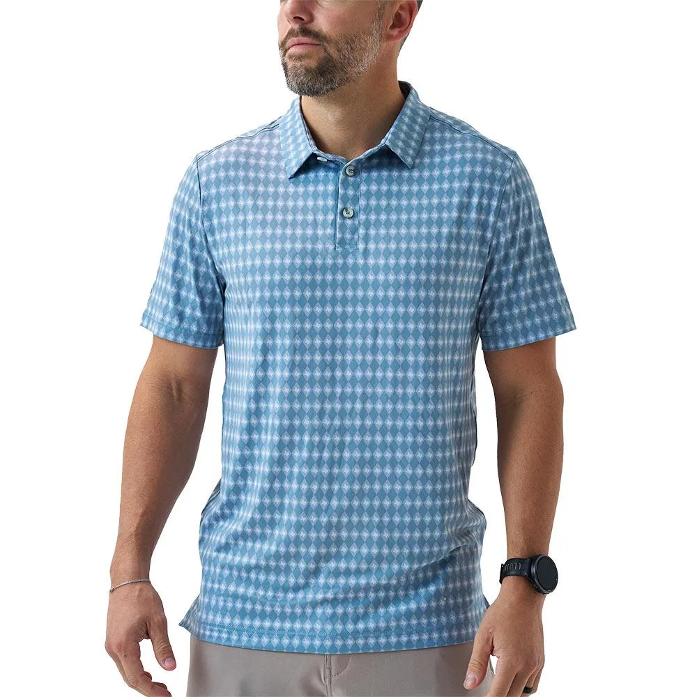 Burlebo Men's Texas Diamonds Performance Polo