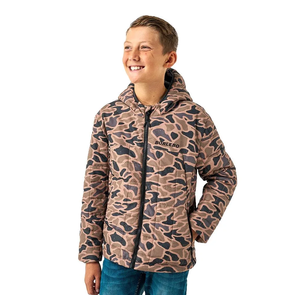 Burlebo Toddler Gauge Camo Puffer Jacket