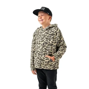 Burlebo Youth Classic Deer Camo Fleece Hoodie