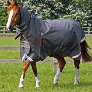 Buster 150g Turnout Rug with Classic Neck Cover Grey