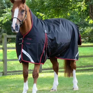 Buster Hardy 400g Half Neck Turnout Rug Black