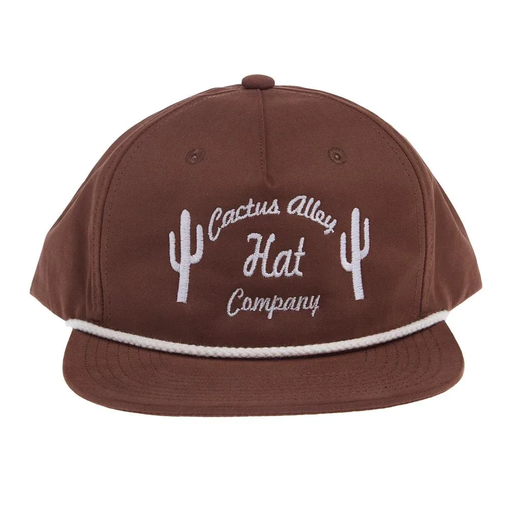 Cactus Alley Hat Co Brown & White The Cactus Cap