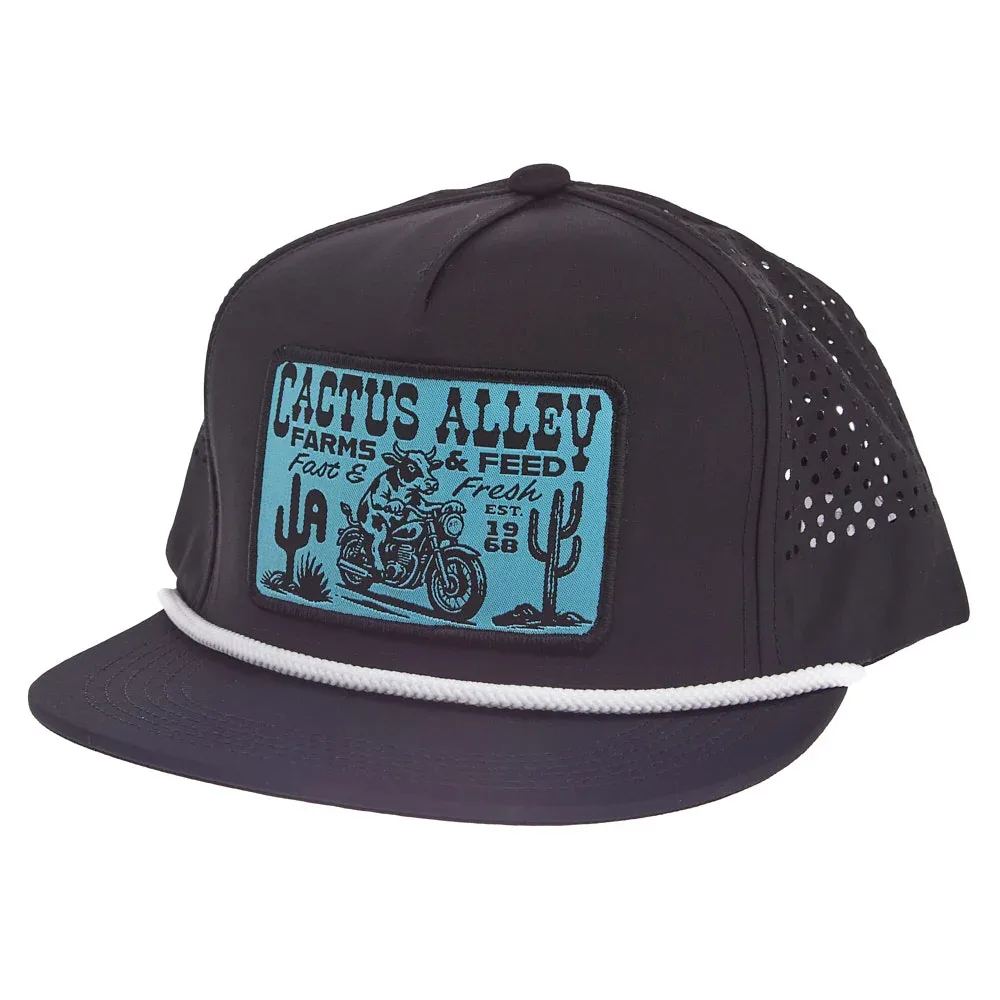 Cactus Alley Hat Co Fast & Fresh Black & White Cap - Image 2