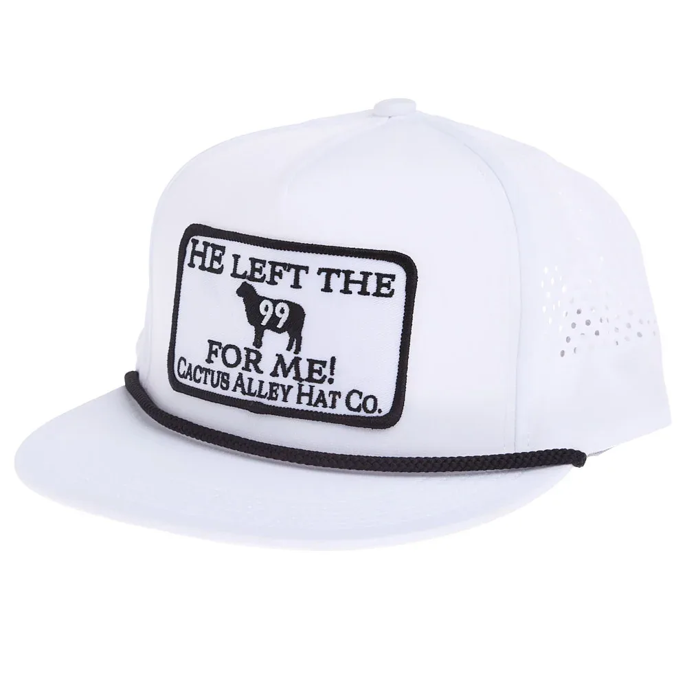 Cactus Alley Hat Co White & Black 99 Cap - Image 2