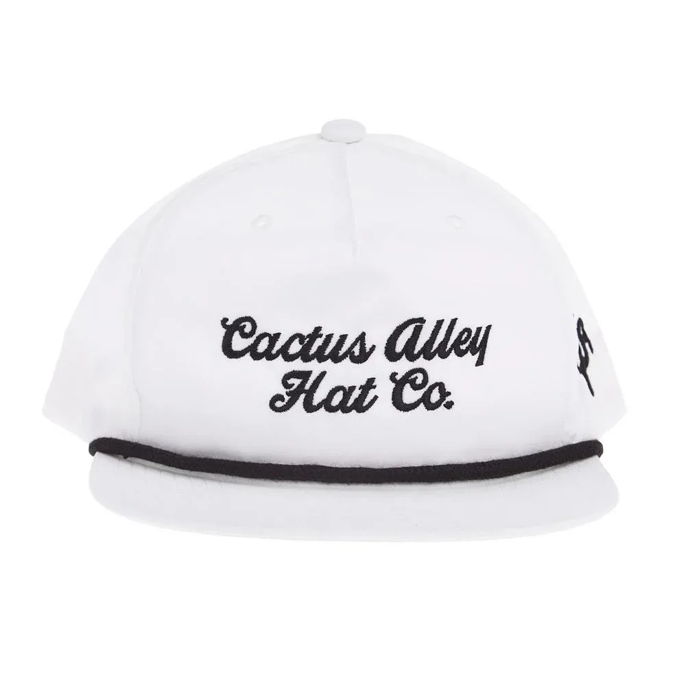 Cactus Alley Hat Co White & Black The Original Cap