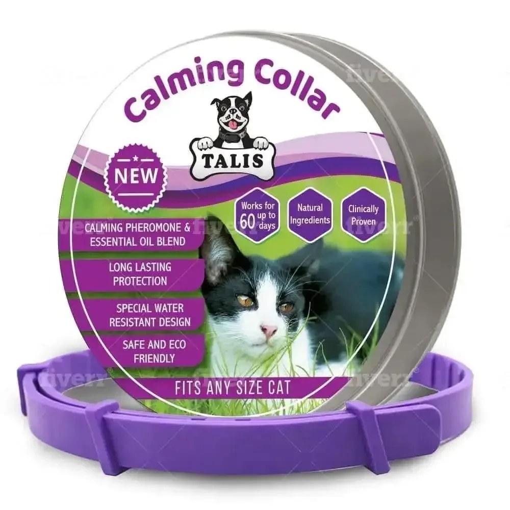 Calming Pheromone Collar for Cat with Thrilling Calming Effect to Keep Your Pet Healthy and Happy