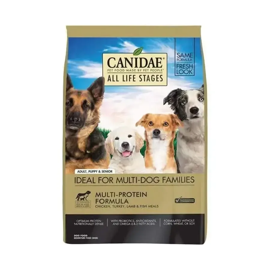 CANIDAE All Life Stages Multi-Protein Formula Dry Dog Food Chicken, Turkey, Lamb & Fish Meal