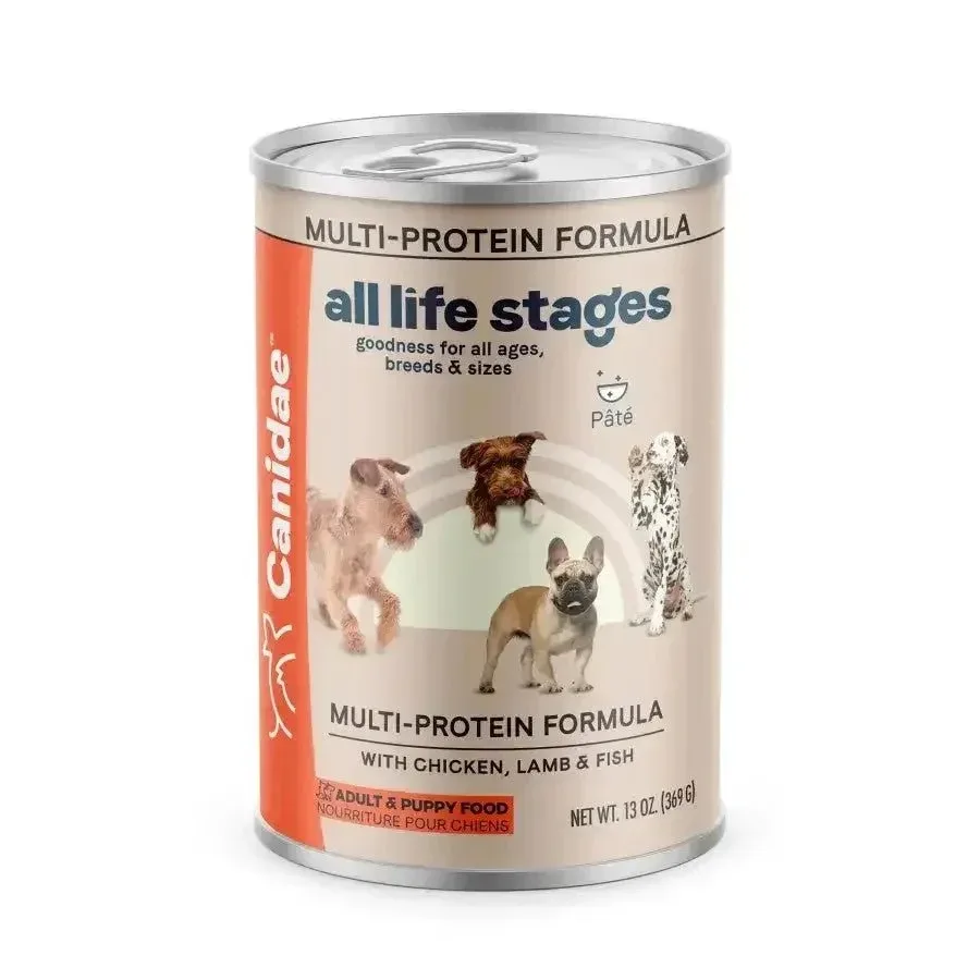 CANIDAE All Life Stages Multi-Protein Wet Dog Food Chicken, Lamb & Fish,