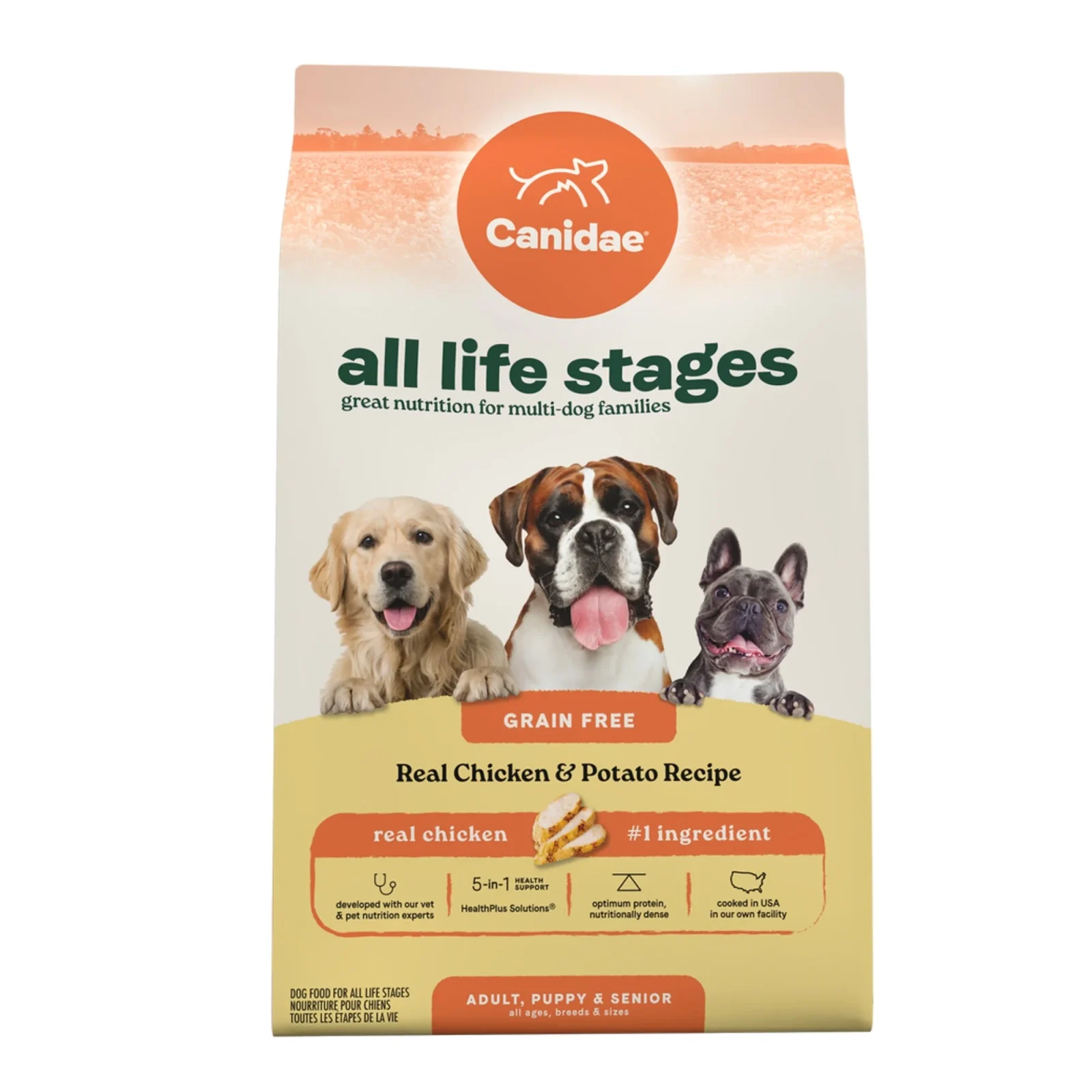 Canidae All Life Stages Real Chicken and Potato Recipe Dry Dog Food 4lbs