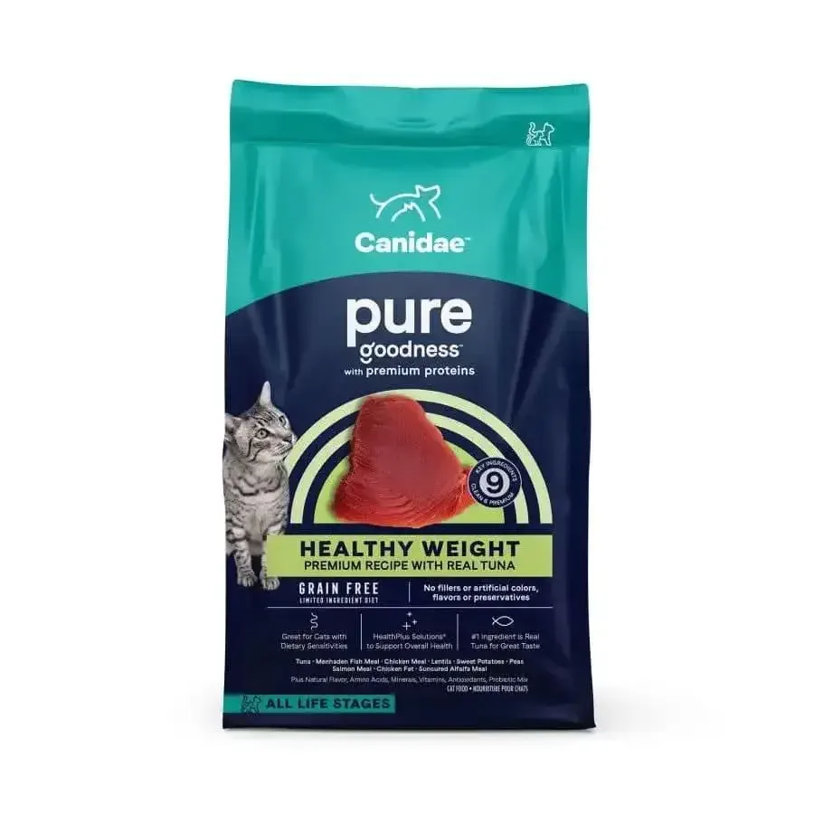 CANIDAE PURE Ocean Cat Food with Tuna - Limited Ingredient Dry Formula for Indoor Cats
