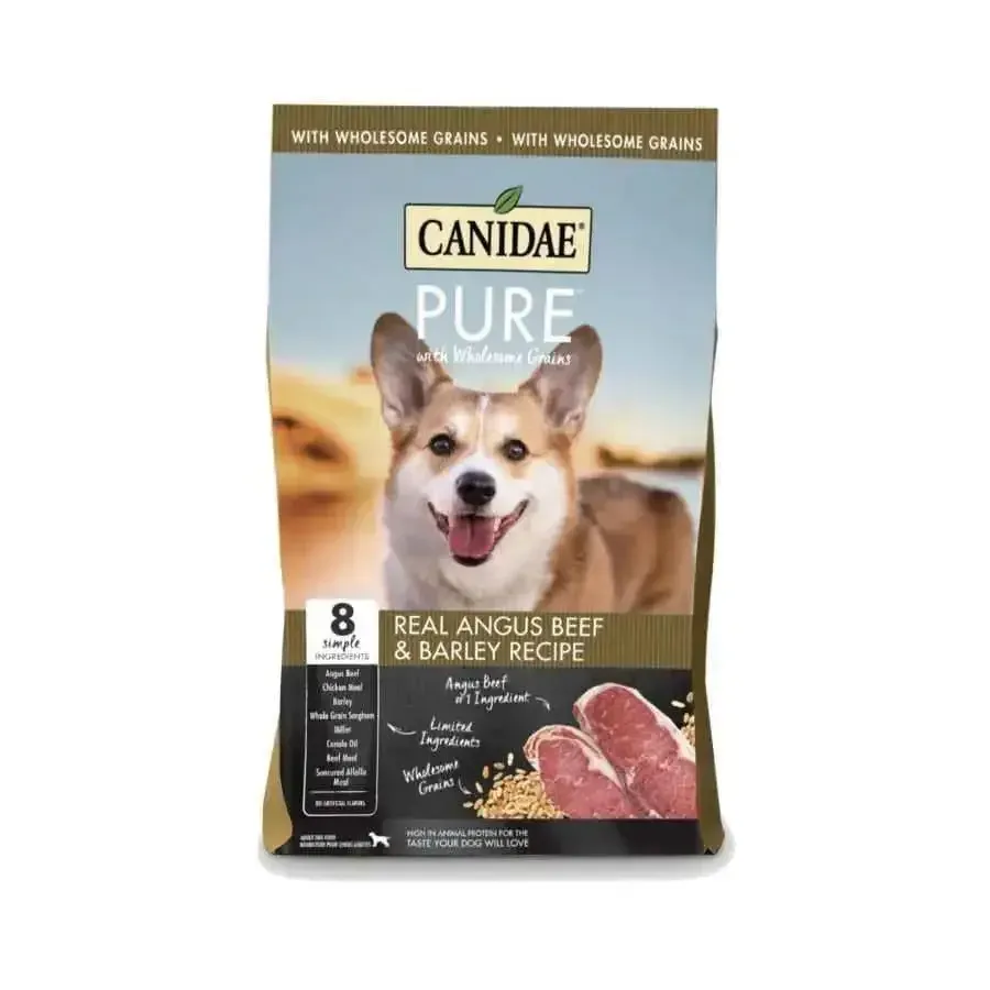CANIDAE PURE with Wholesome Grains Real Beef & Barley Recipe Dry Dog Food