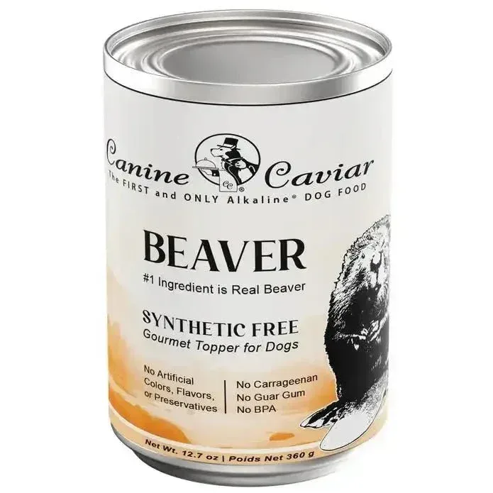 Canine Caviar Synthetic Free Beaver Wet Dog Food 12 / 12.7 oz
