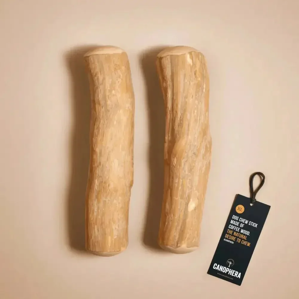 CANOPHERA Coffee Wood Dog Chew – All Natural, Small