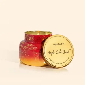 Capri Blue Apple Cider Social Glimmer Signature 19 oz. Jar
