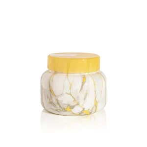 Capri Blue Pineapple Flower Modern Marble Signature Jar Candle