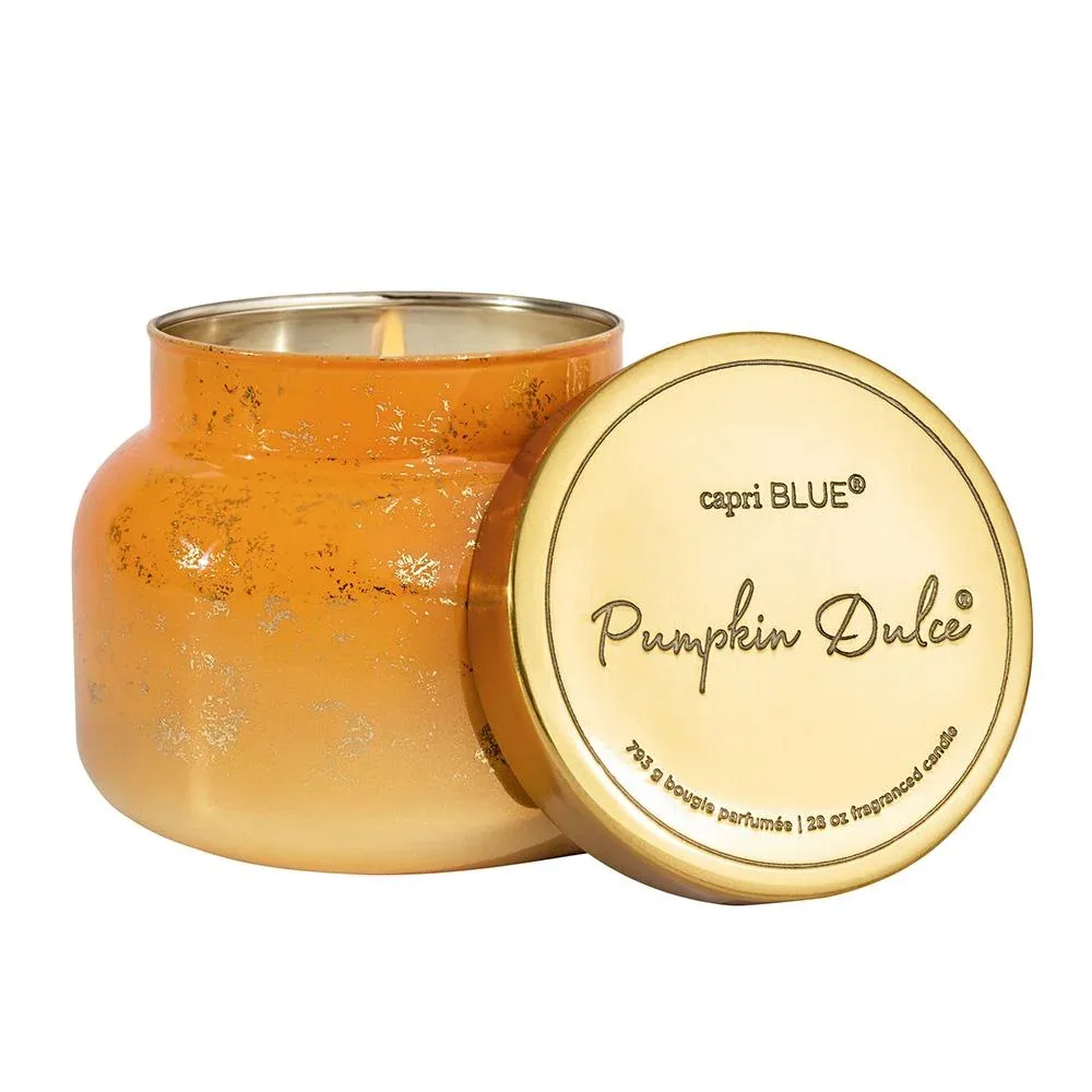Capri Blue Pumpkin Dulce Glimmer Oversized 28 oz. Jar