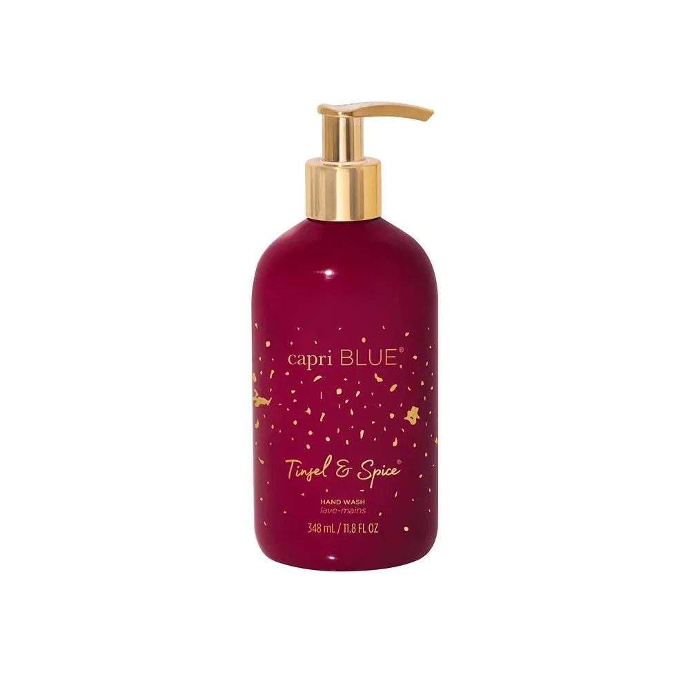 Capri Blue Tinsel and Spice Glimmer Hand Wash