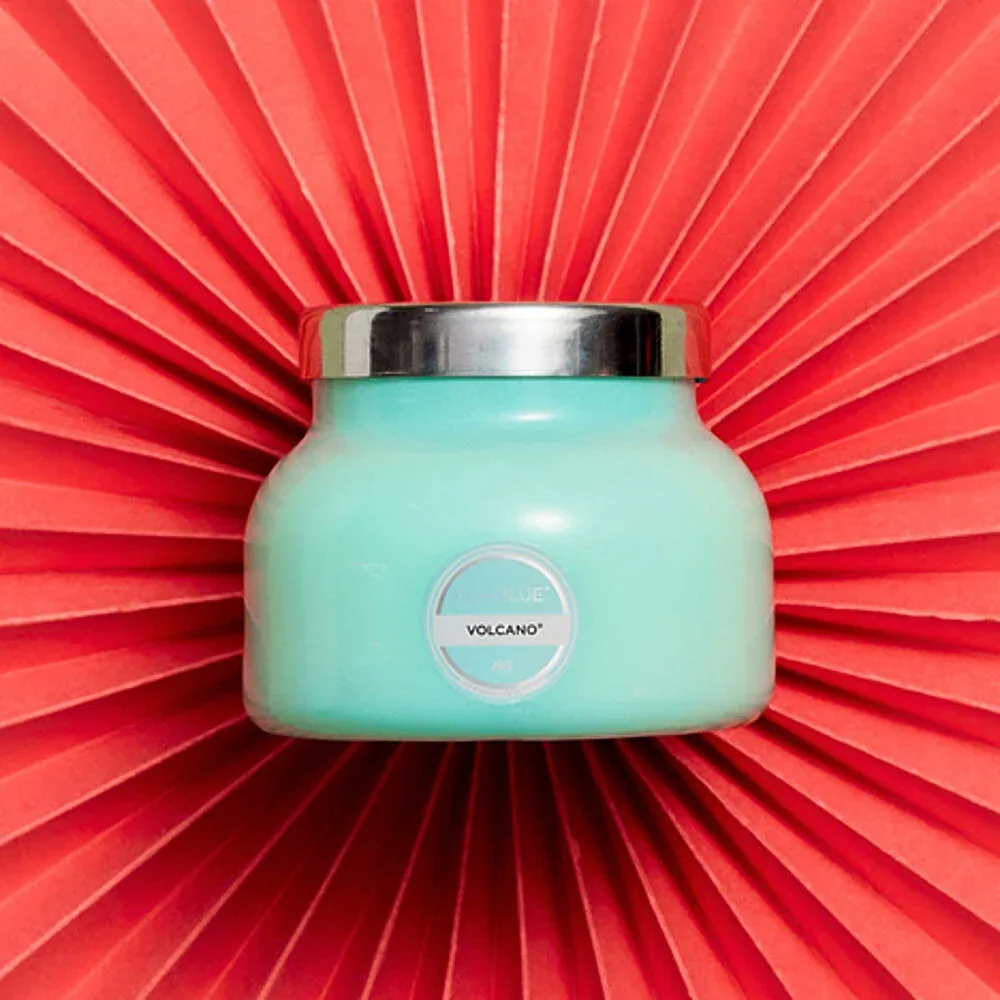 Capri Blue Volcano Aqua Opaline Petite 8oz Candle - Image 2